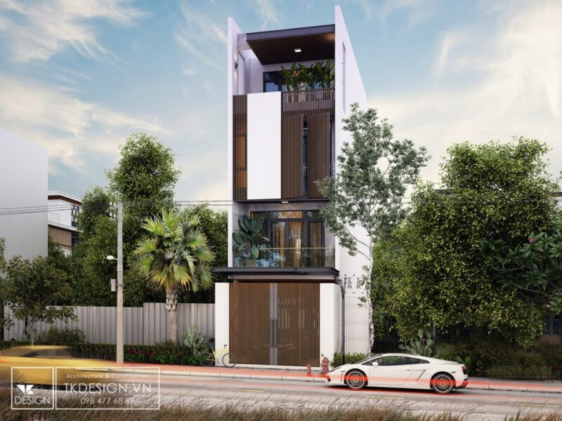 Cận cảnh ngôi nhà phố 3 tầng thoáng đãng ở quận Bình Tân