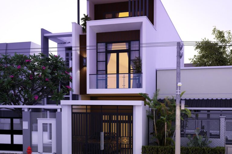 Mẫu thiết kế nhà phố quận Tân Bình hiện đại, tiện nghi