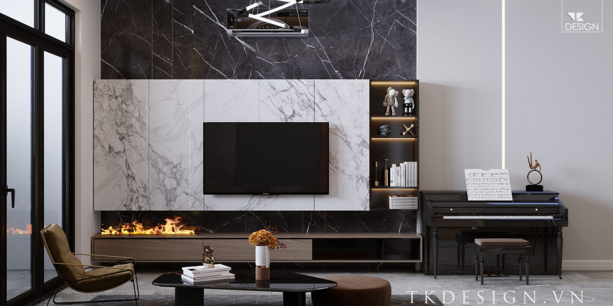 Ngôi nhà được thiết kế theo màu trắng chủ đạo Ngôi nhà được thiết kế theo màu trắng chủ đạo