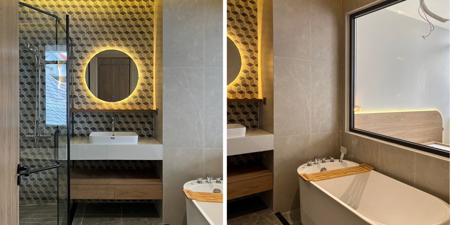 Thiết kế phòng tắm hiện đại