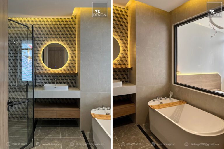 Thiết kế phòng tắm hiện đại