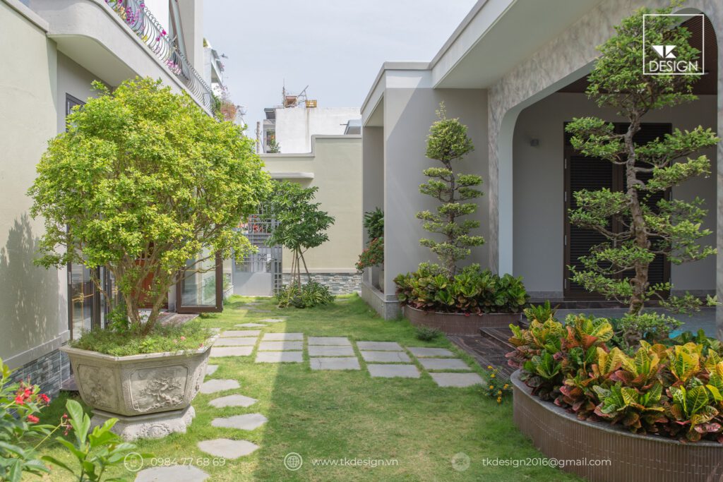Nhà phố kết hợp nhà vườn