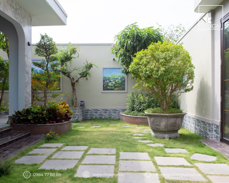 Nhà phố có sân vườn Nhà phố có sân vườn