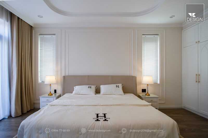 Thiết kế phòng ngủ phong cách tân cổ điển