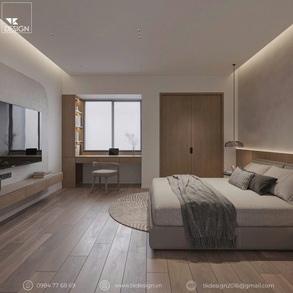 Phòng ngủ phong cách tối giản