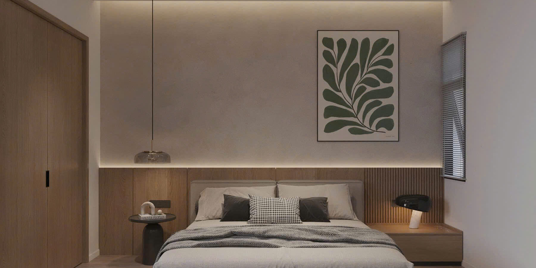 Phòng ngủ phong cách tối giản Phòng ngủ phong cách tối giản