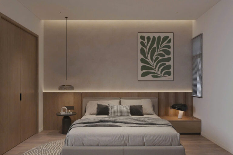 Phòng ngủ phong cách tối giản